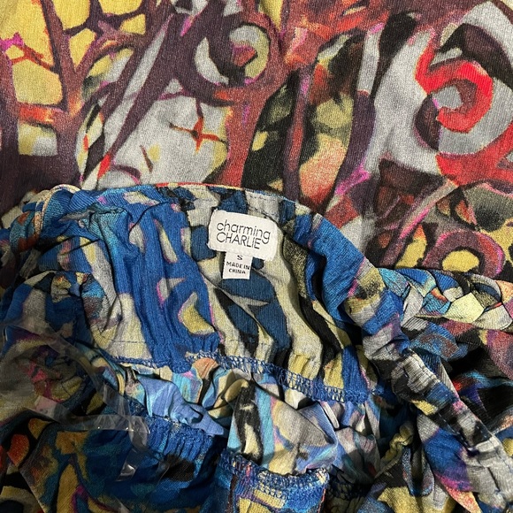 Charming Charlie braided multi colored Maxi Dress - Picture 11 of 14